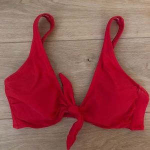Old Navy retro red swim top